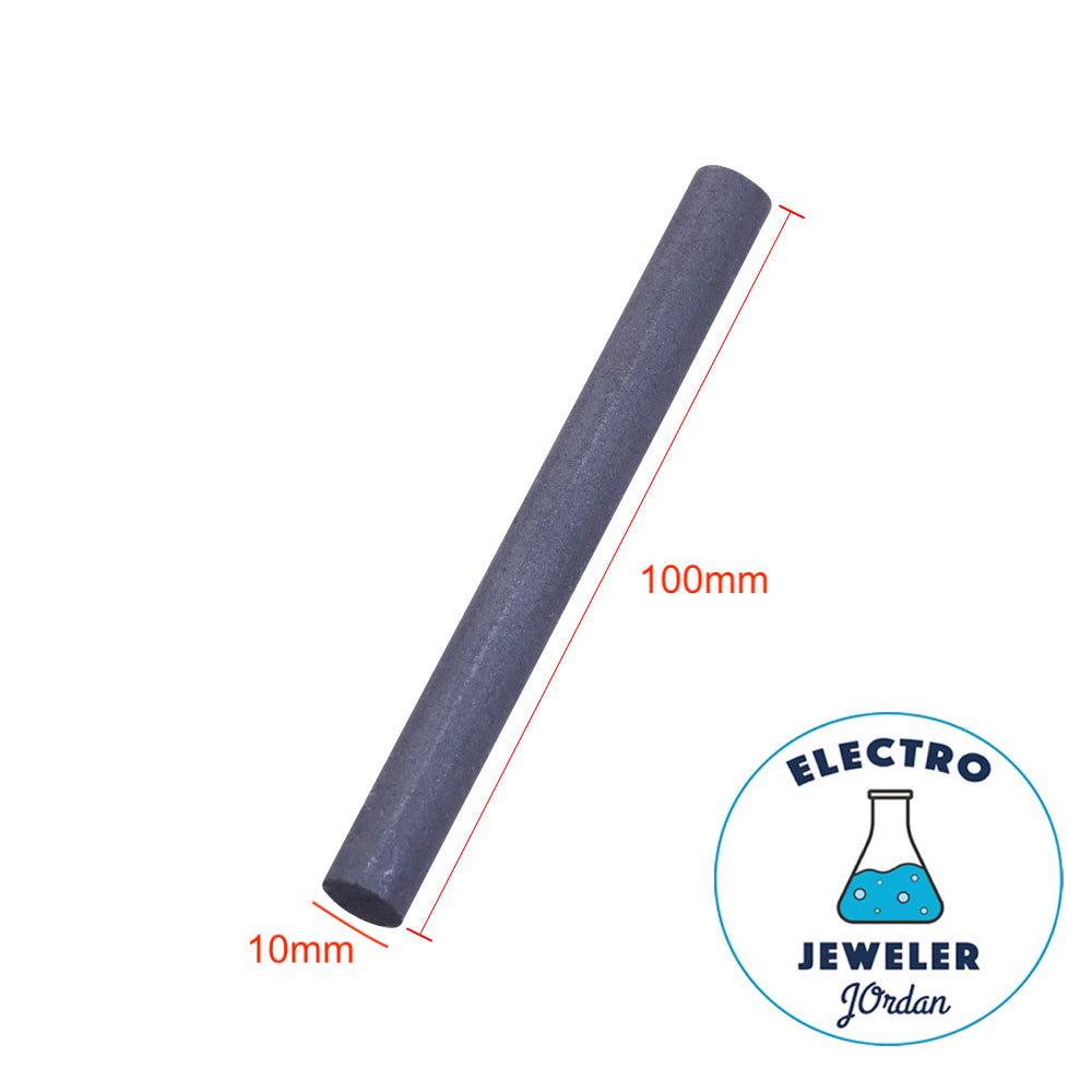 Carbon Rod Inert Anode 100mm x 10mm