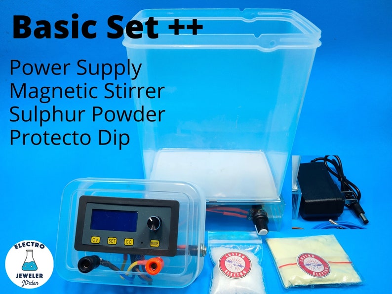 Electroform 1.5 liter Super Delux Kit 5A Power Supply & Magnetic Stirrer Bring Your Electroform kit up to the next level for Better Results